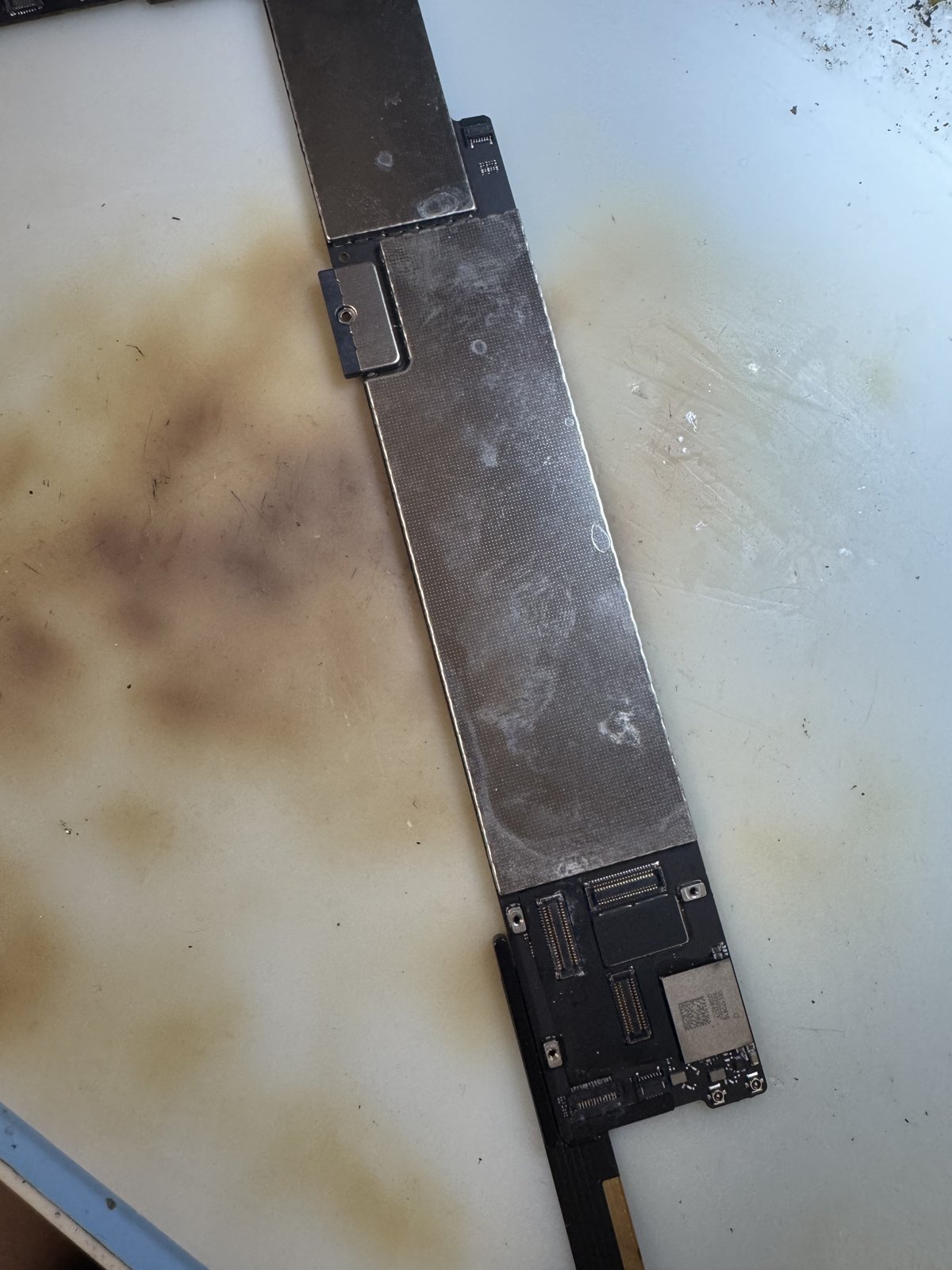 iPad 5から取り出した基板全体
